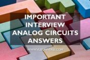 Important Interview Analog Circuits Answers