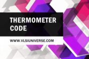 Digital Thermometer Code in Verilog VHDL Flash ADC Binary Encoder
